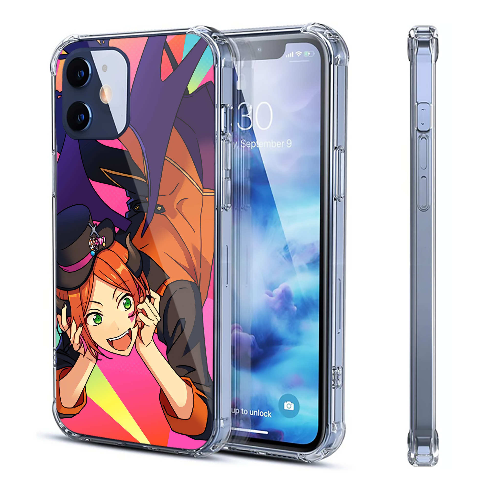 （画像用） あんさんぶるスターズ! Ensemble Stars 【iPhone 12シリーズ対応】透明スマホケース（クリアソフトケース）